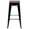 Flash Furniture 30" High Metal Indoor Bar Stool, Black, PK4 4-ET-31320W-30-BK-R-GG - alternate 9